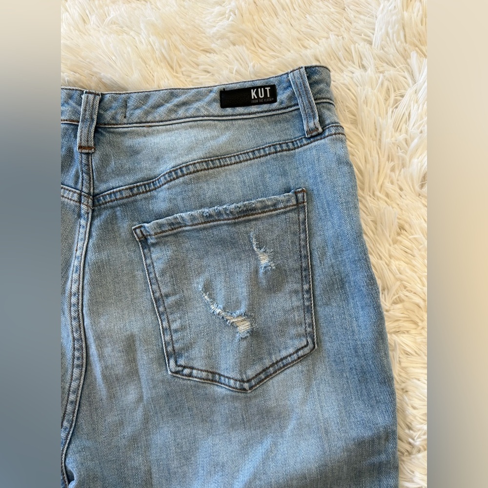 Kut from the Kloth | High Rise Christine Straight Leg Jeans - Picture 14 of 15